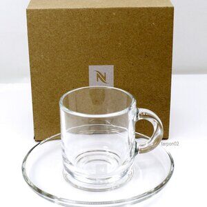 Nespresso Vertuo Collection - Espresso Cup + Saucer Set, Made in France NIB